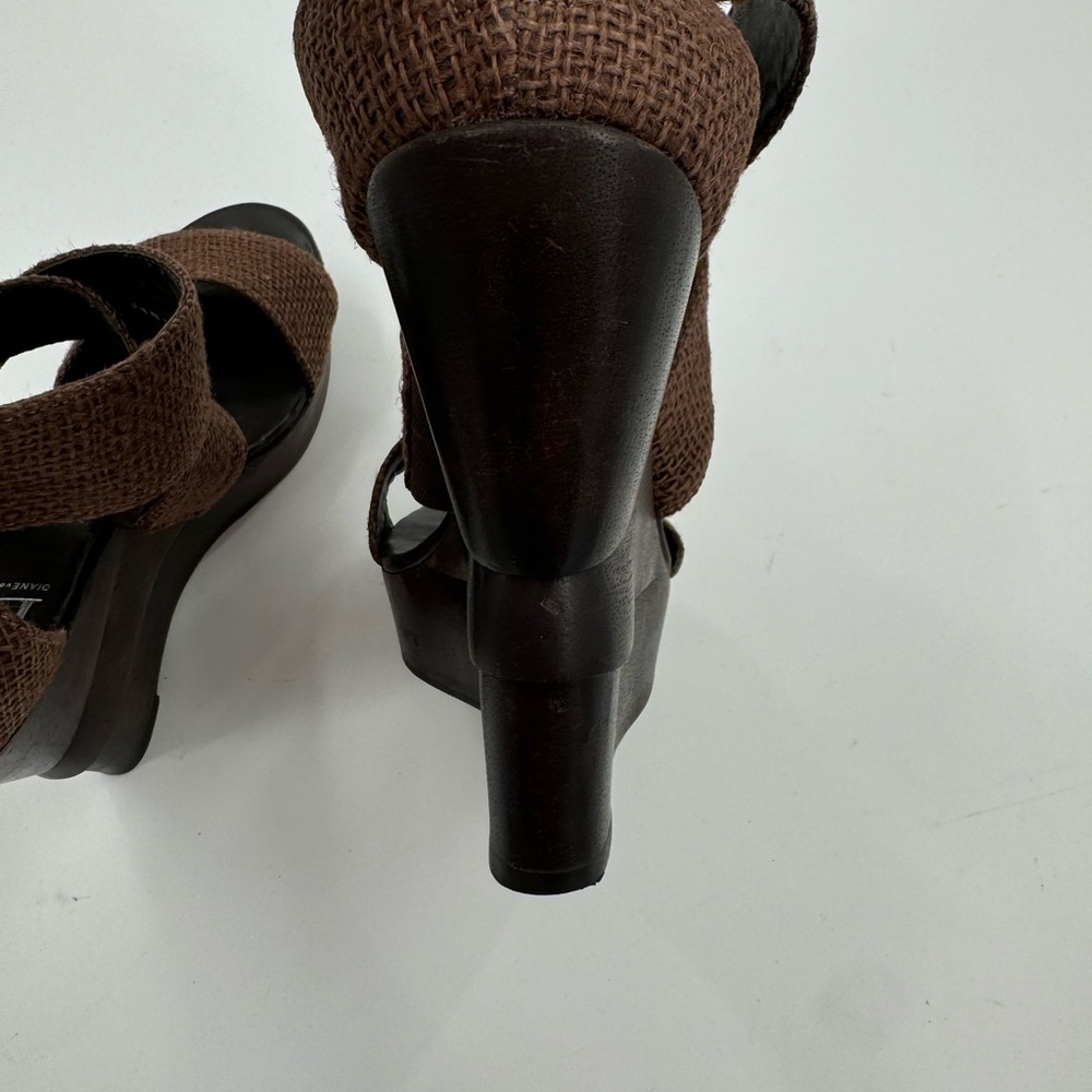 Diane Von Furstenberg Opal Wedge Sandals - Picture 12 of 12